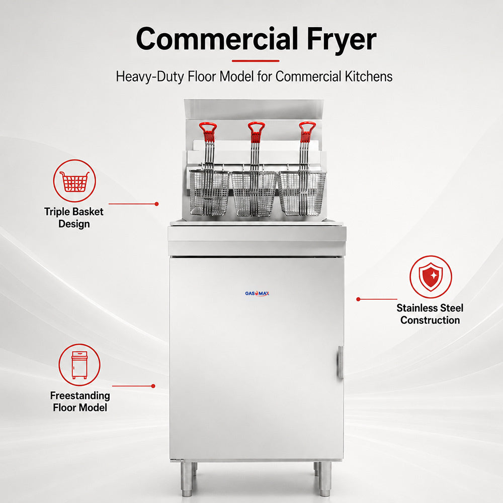 GasMax Superfast Natural Gas Tube Fryer - RC500E