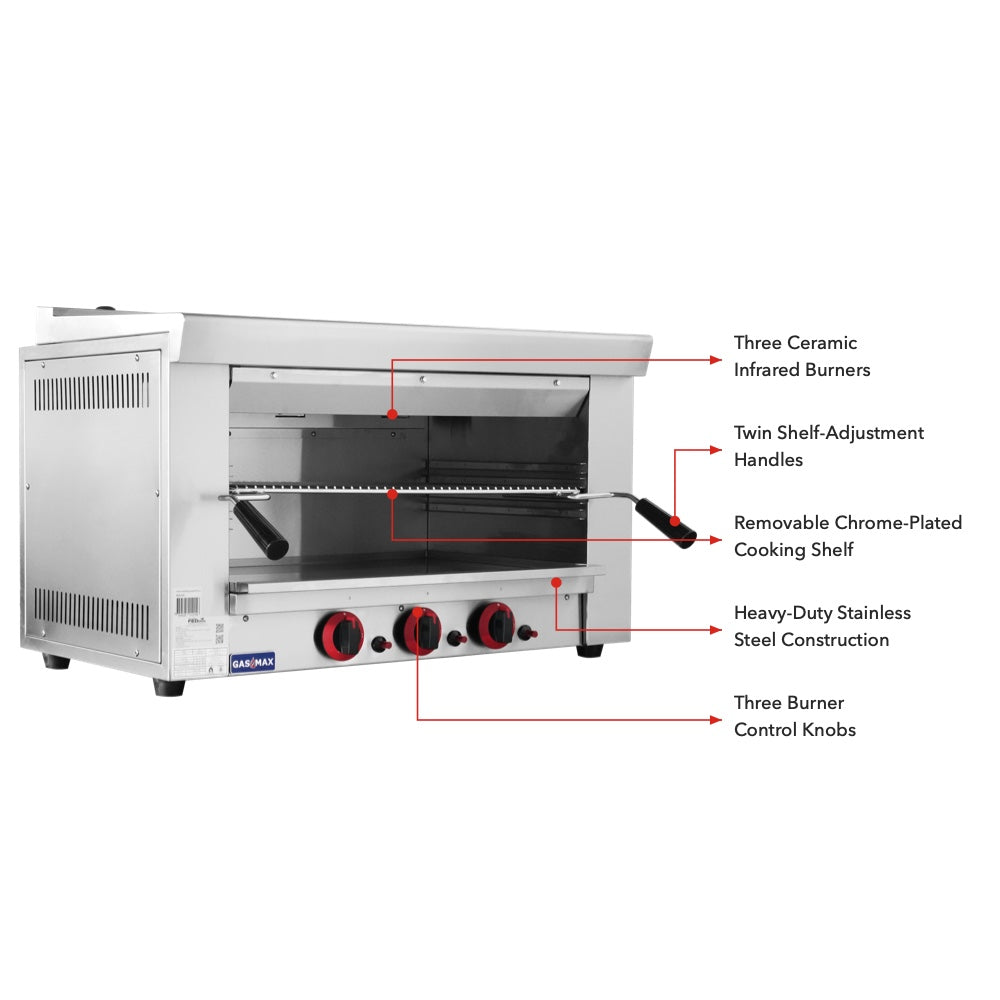 Gasmax Heavy Duty LPG Salamander REB-02ELPG