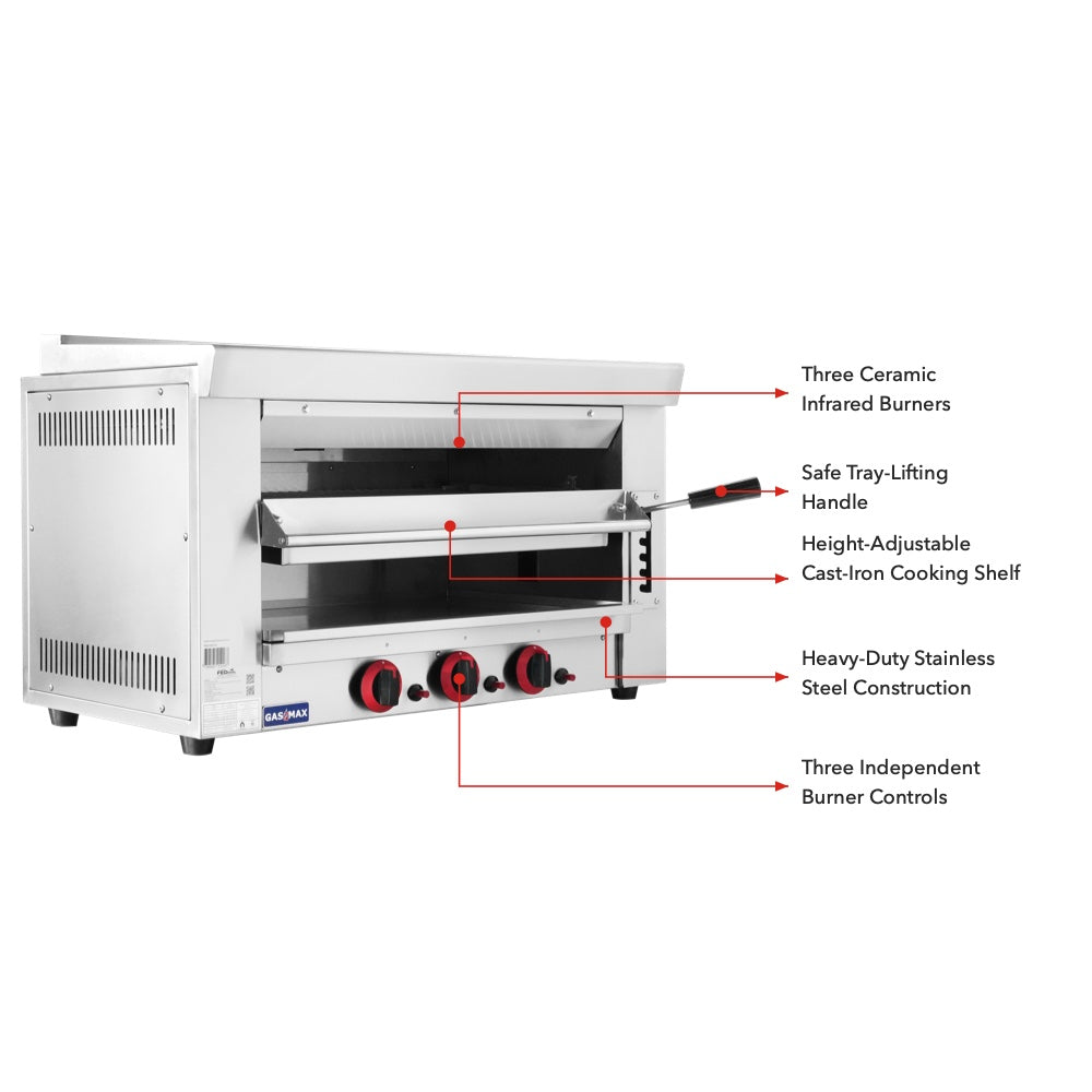 Gasmax Heavy Duty Natural Gas Salamander REB-03E