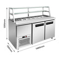 Thermaster two door Deluxe Sandwich Bar - SCB/15