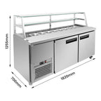 Thermaster two large door DELUXE Sandwich Bar - SCB/18