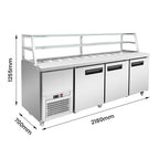Thermaster three door DELUXE Sandwich Bar - SCB/21