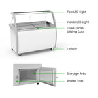 Thermaster 400L Gelato Display - SD-415P