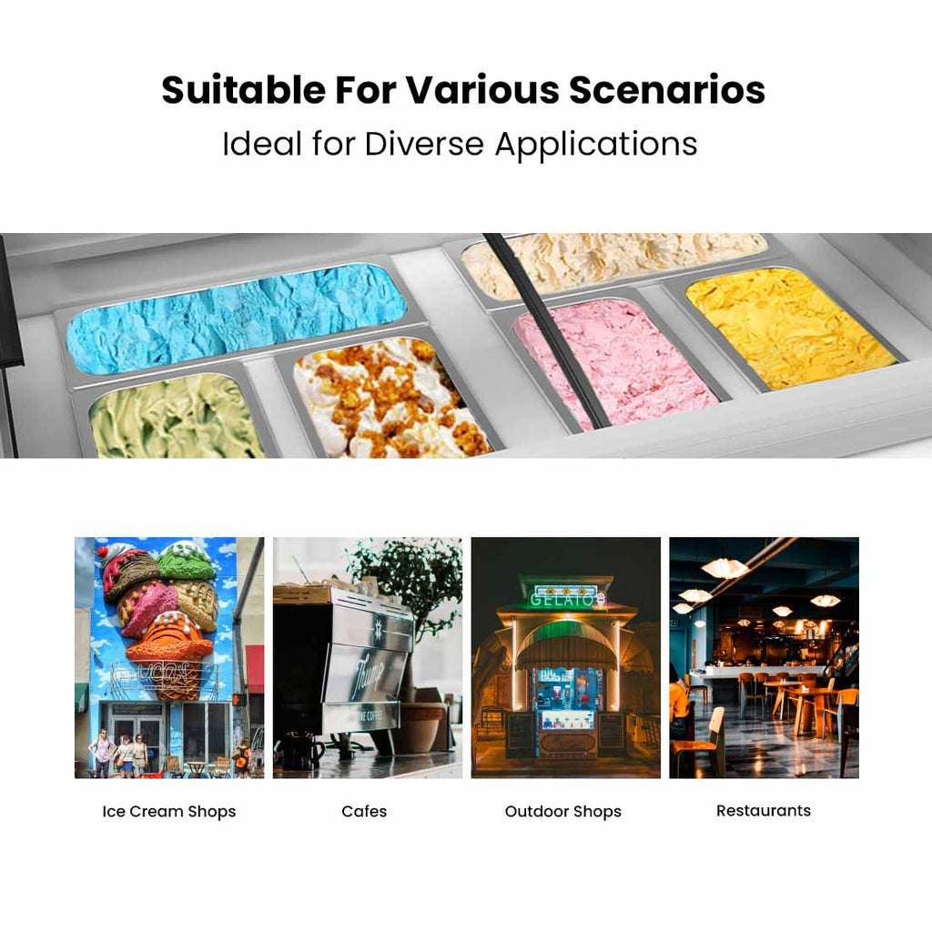 Thermaster 400L Gelato Display - SD-415P