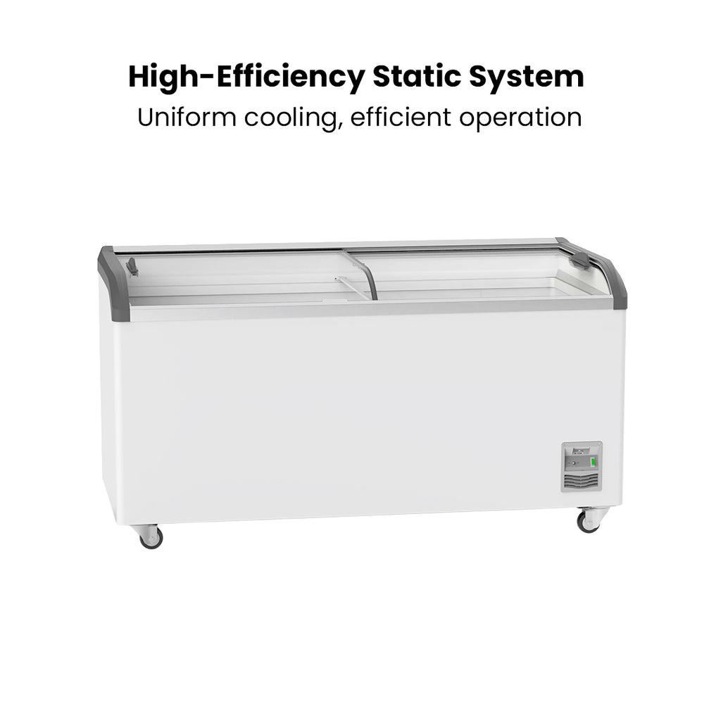 Thermaster Heavy Duty Supermarket Glass Sliding Lid Freezers 576L - SD-576K