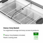Thermaster Heavy Duty Supermarket Glass Sliding Lid Freezers 576L - SD-576K