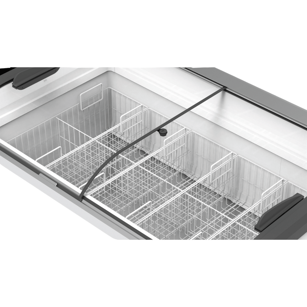 Thermaster Heavy Duty Supermarket Glass Sliding Lid Freezers 446L - SD-666K