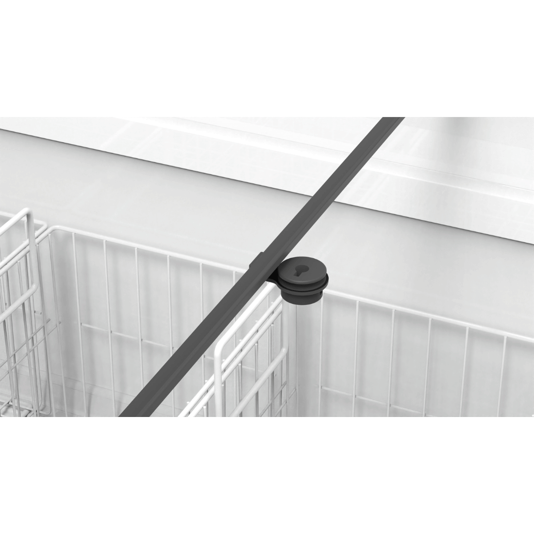 Thermaster Heavy Duty Supermarket Glass Sliding Lid Freezers 446L - SD-666K