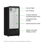 Thermaster Upright Glass Door Beverage Fridge - SDC-178B 