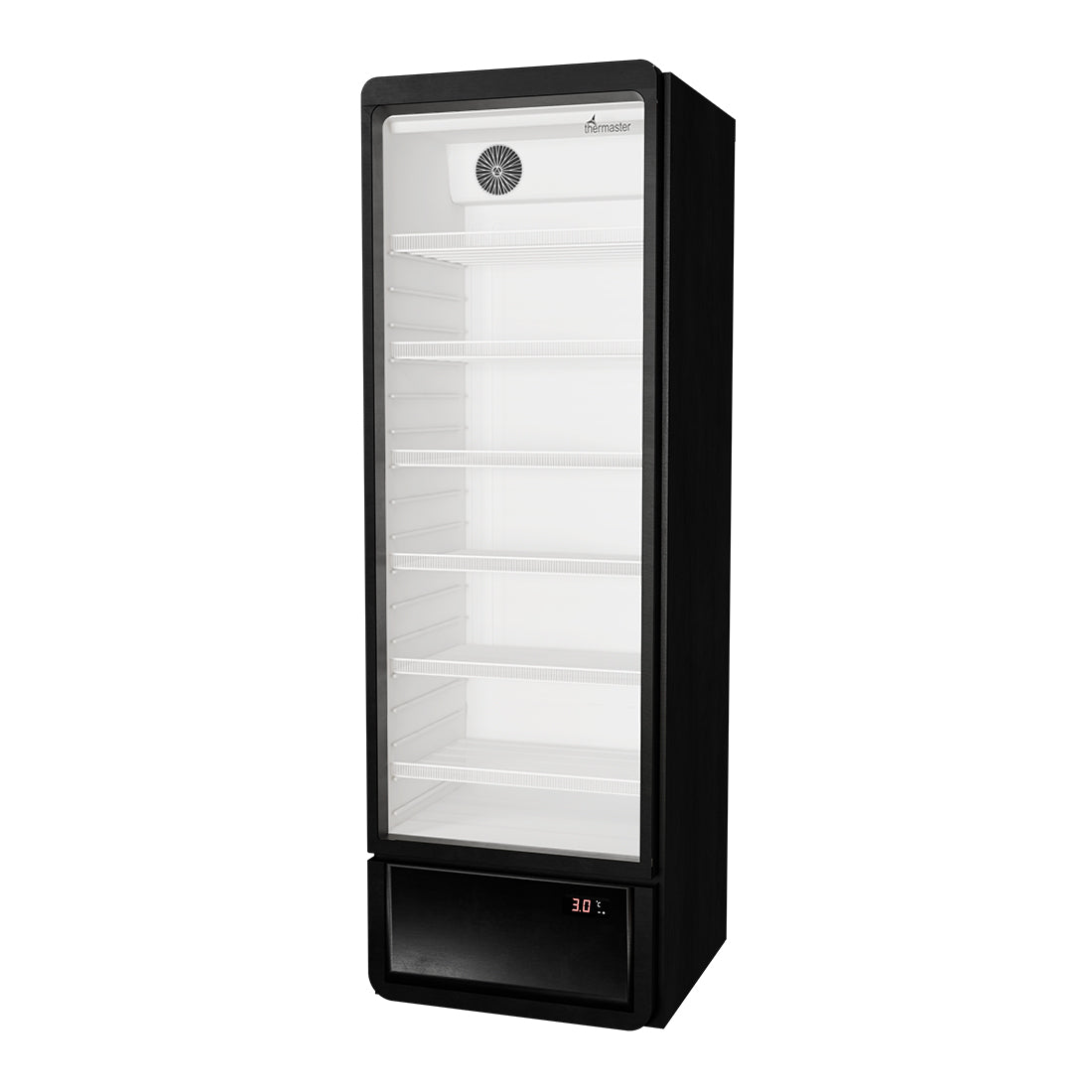 Thermaster Upright Glass Door Beverage Fridge - SDC-258B