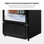Thermaster Upright Glass Door Beverage Fridge - SDC-343B 