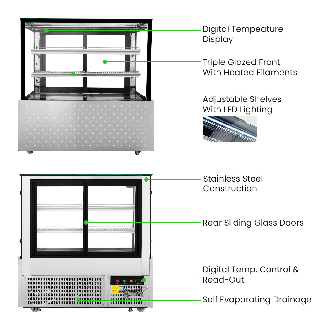 Bonvue Chilled Food Display - SG120FA-2XB