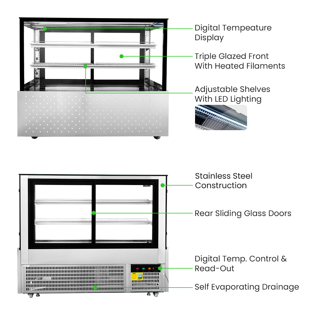 Bonvue Chilled Food Display - SG150FA-2XB