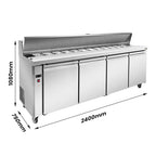 Thermaster four door Sandwich Bar - SLB240