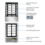 Bonvue Deluxe Chilled Display Cabinet - SLP830C