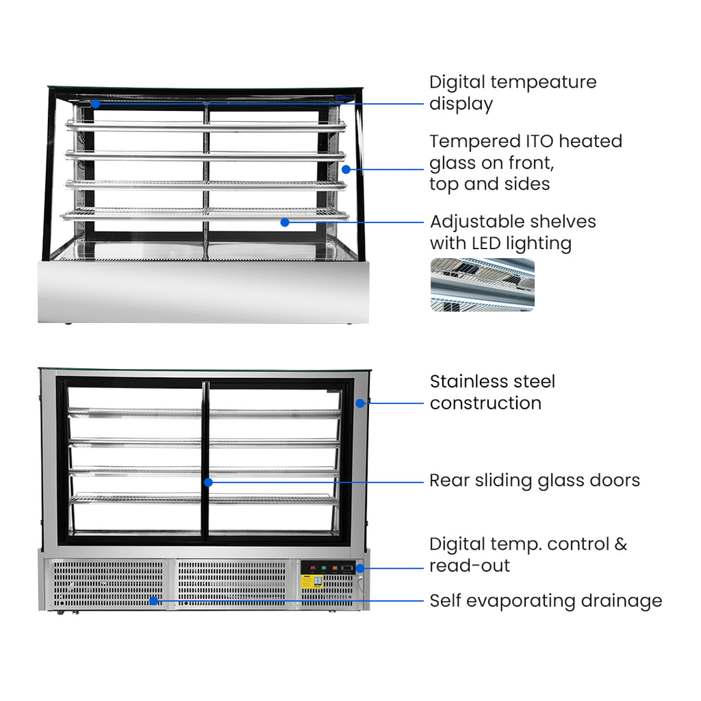 Bonvue Deluxe Chilled Display Cabinet - SLP860C