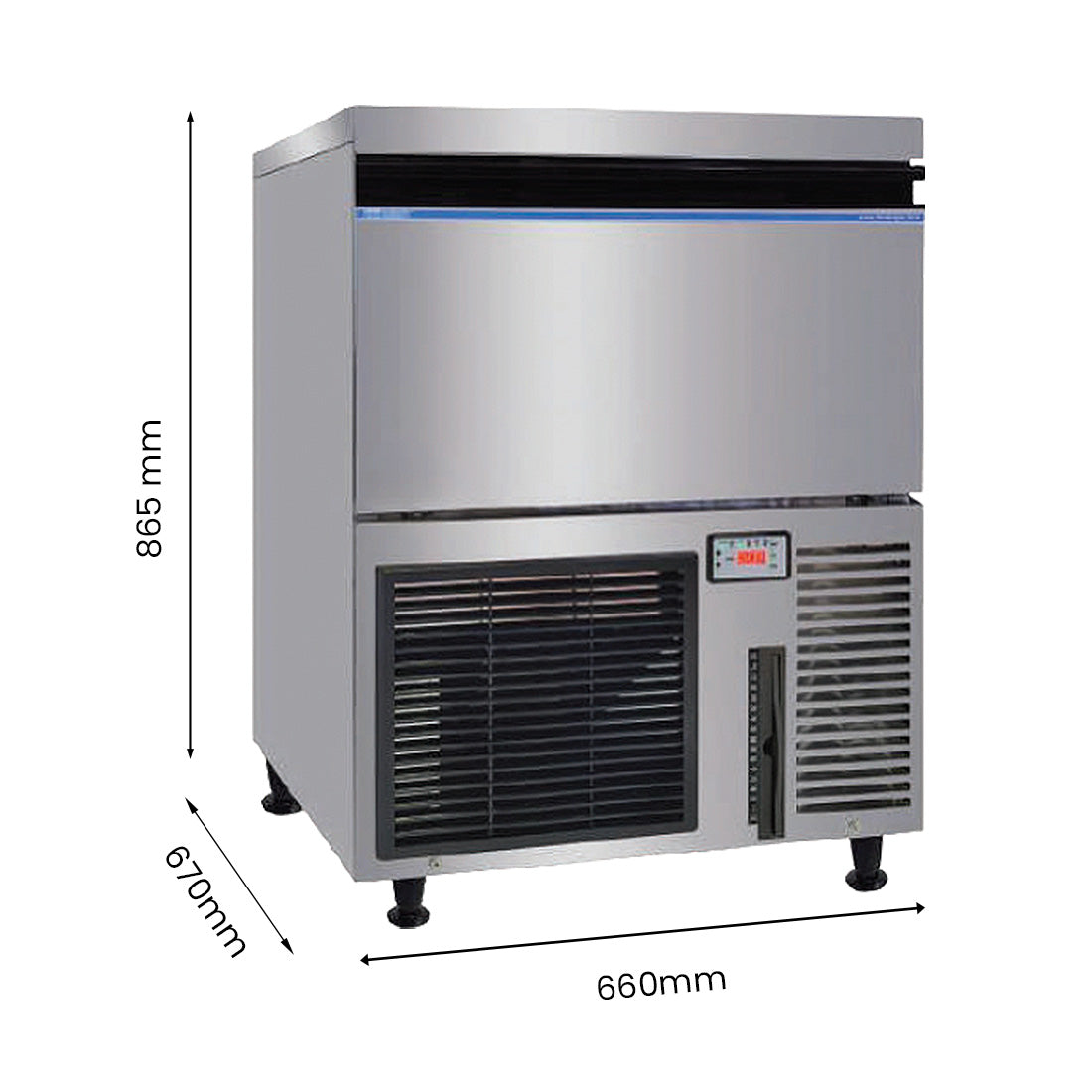 Blizzard Premium Under-Counter Ice Maker Large Cube Ice  SN-200P