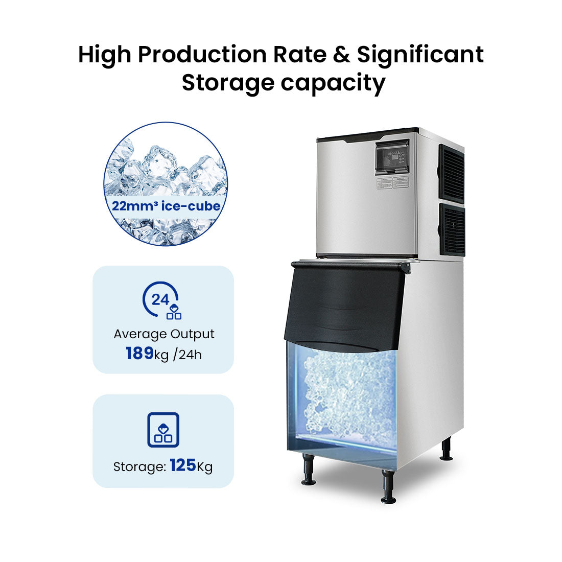 Blizzard Icemakers Air-Cooled Cube - SN-420P