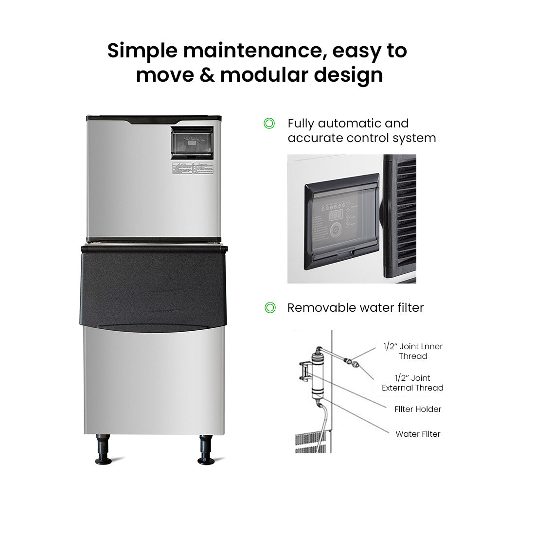 Blizzard Icemakers Air-Cooled Cube - SN-420P