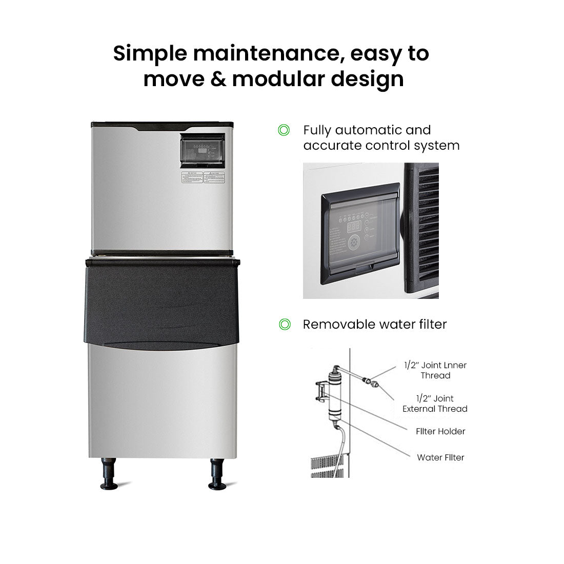 Blizzard Ice Maker Air-Cooled - SN-700P