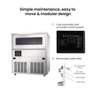 Blizzard Under Bench Ice Maker  Air Cooled - SN-81B