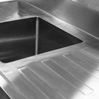 Single Centre Sink Bench & Pot Undershelf SSB7-1200C/A