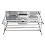 Single Centre Sink Bench & Pot Undershelf SSB6-1500C/A