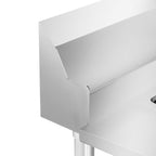 Left Inlet Single Sink Dishwasher Bench SSBD7-1200L/A