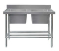 DOUBLE SINK BENCH W2100 X D700 X H900 3 SS2721C