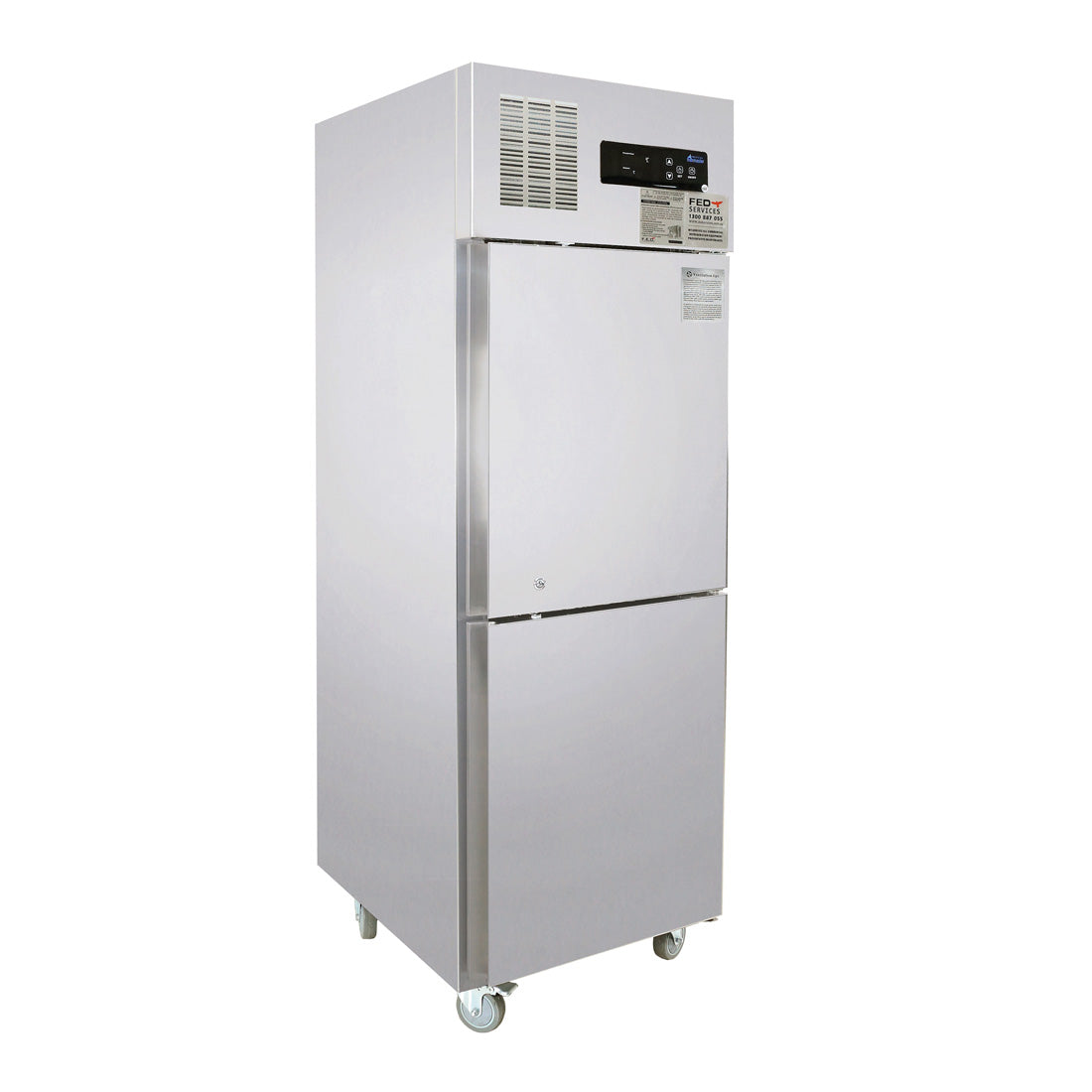 Thermaster TROPICAL Thermaster 2 x Half door SS Fridge - SUC500