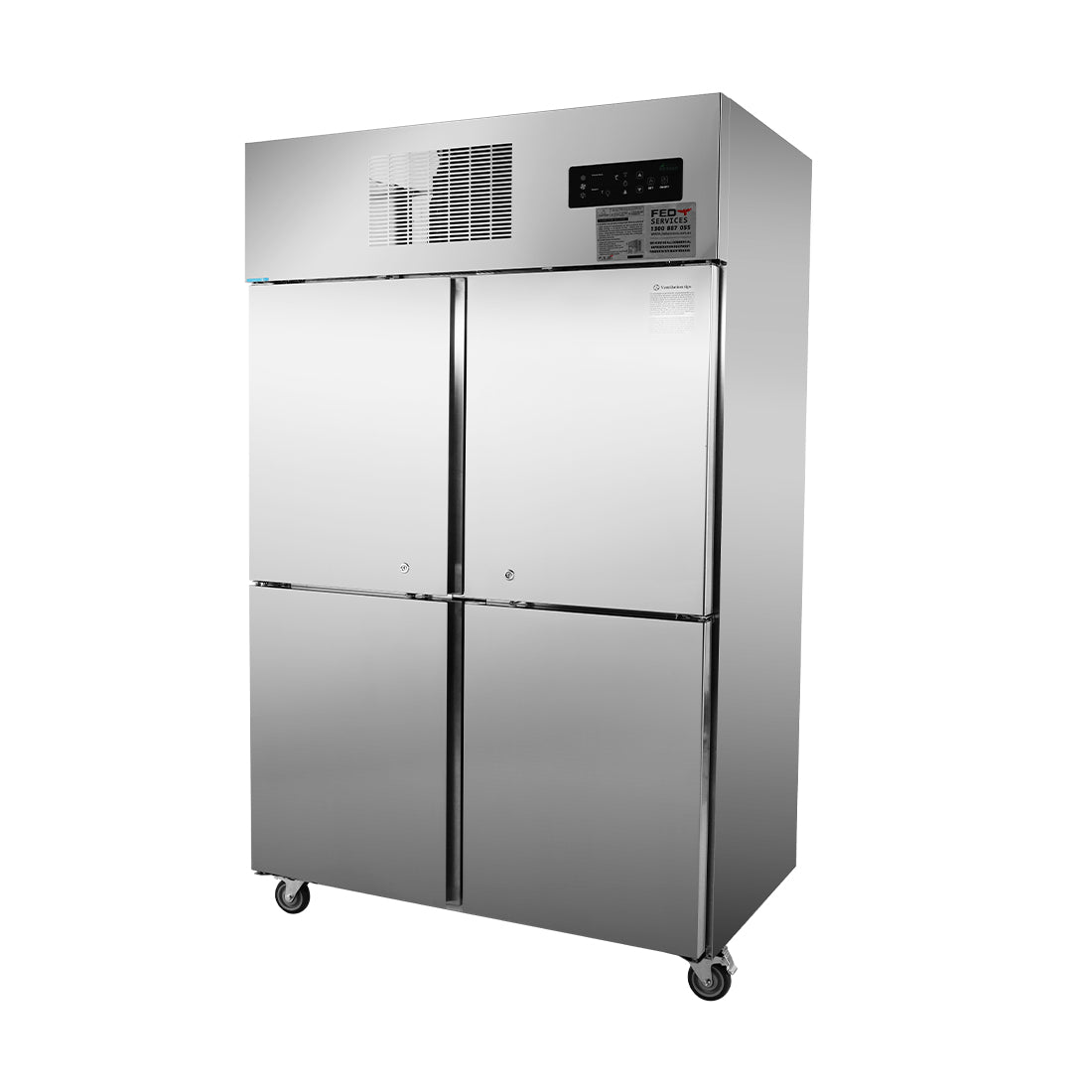 Thermaster TROPICAL Thermaster 4 x Half door SS Freezer - SUF1000