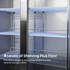 Thermaster Double Door Upright Display Fridge - SUCG1000