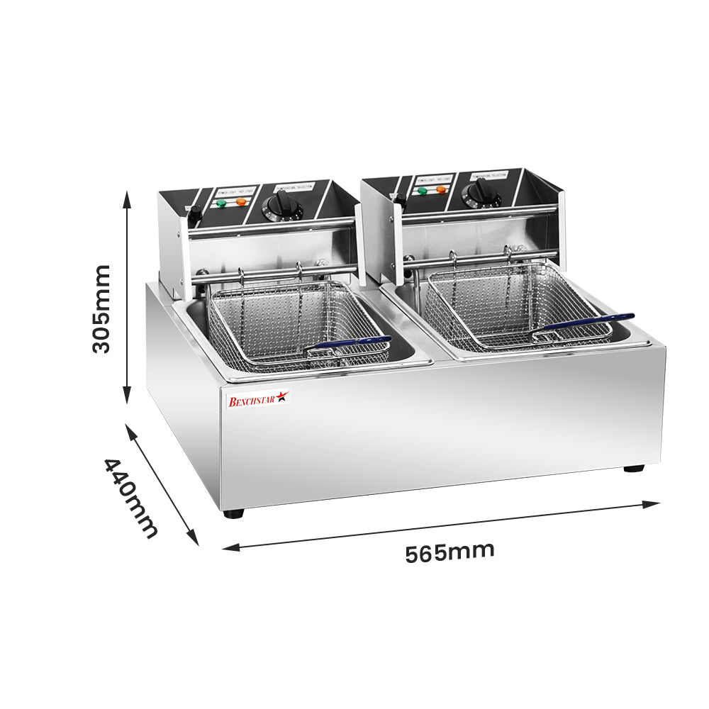 Double Tank Electric Fryer TEF-82KW