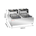Double Tank Electric Fryer TEF-82KW