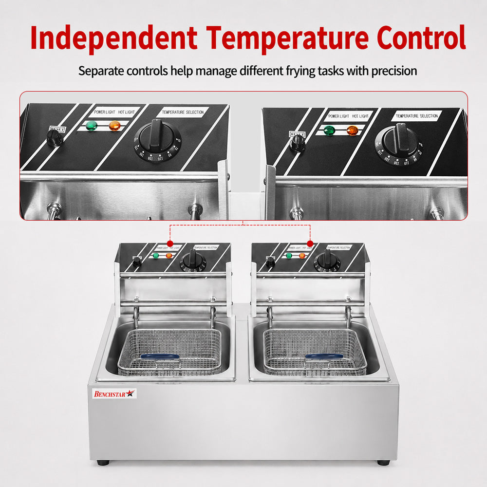 Double Tank Electric Fryer TEF-82KW