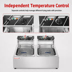 Double Tank Electric Fryer TEF-82KW