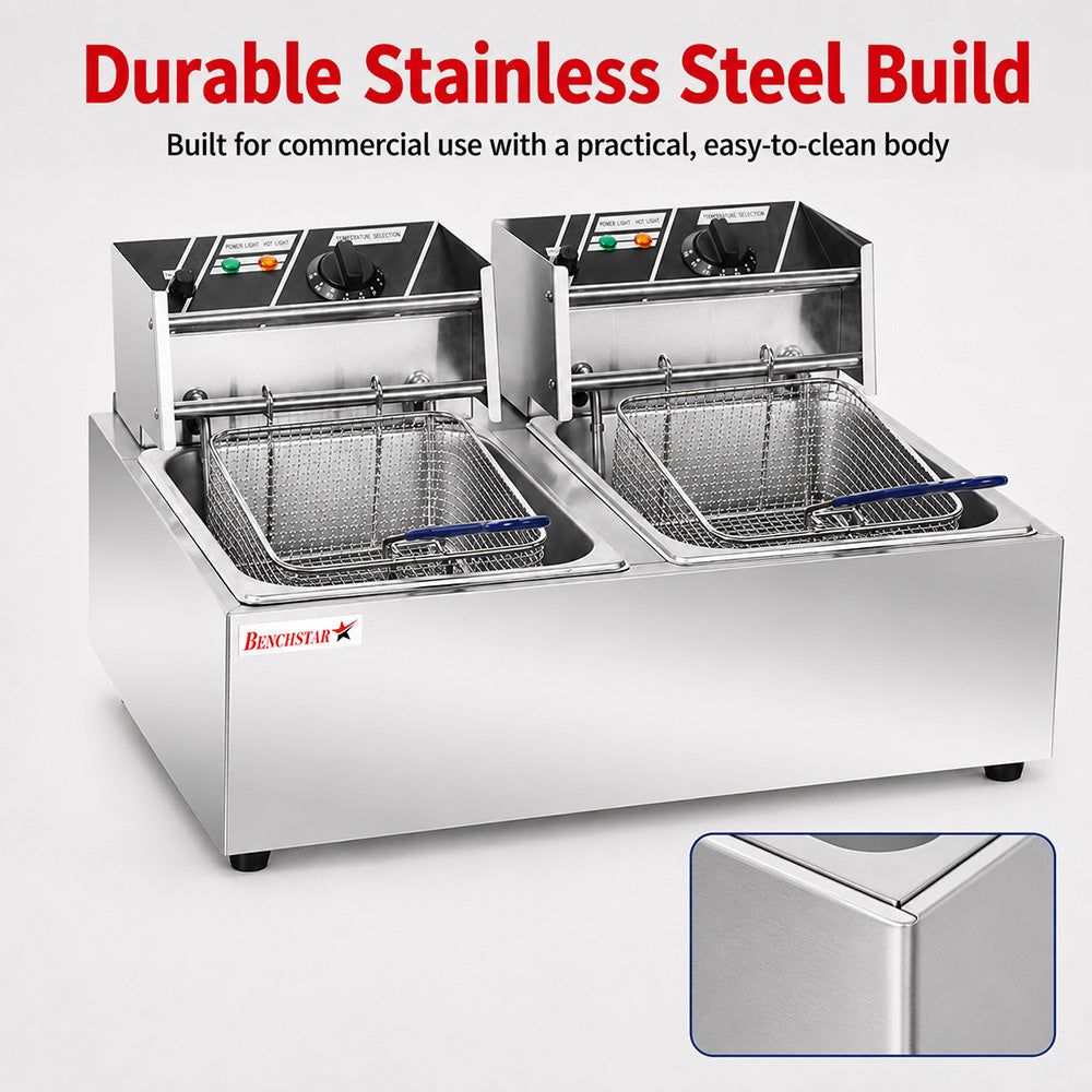 Double Tank Electric Fryer TEF-82KW