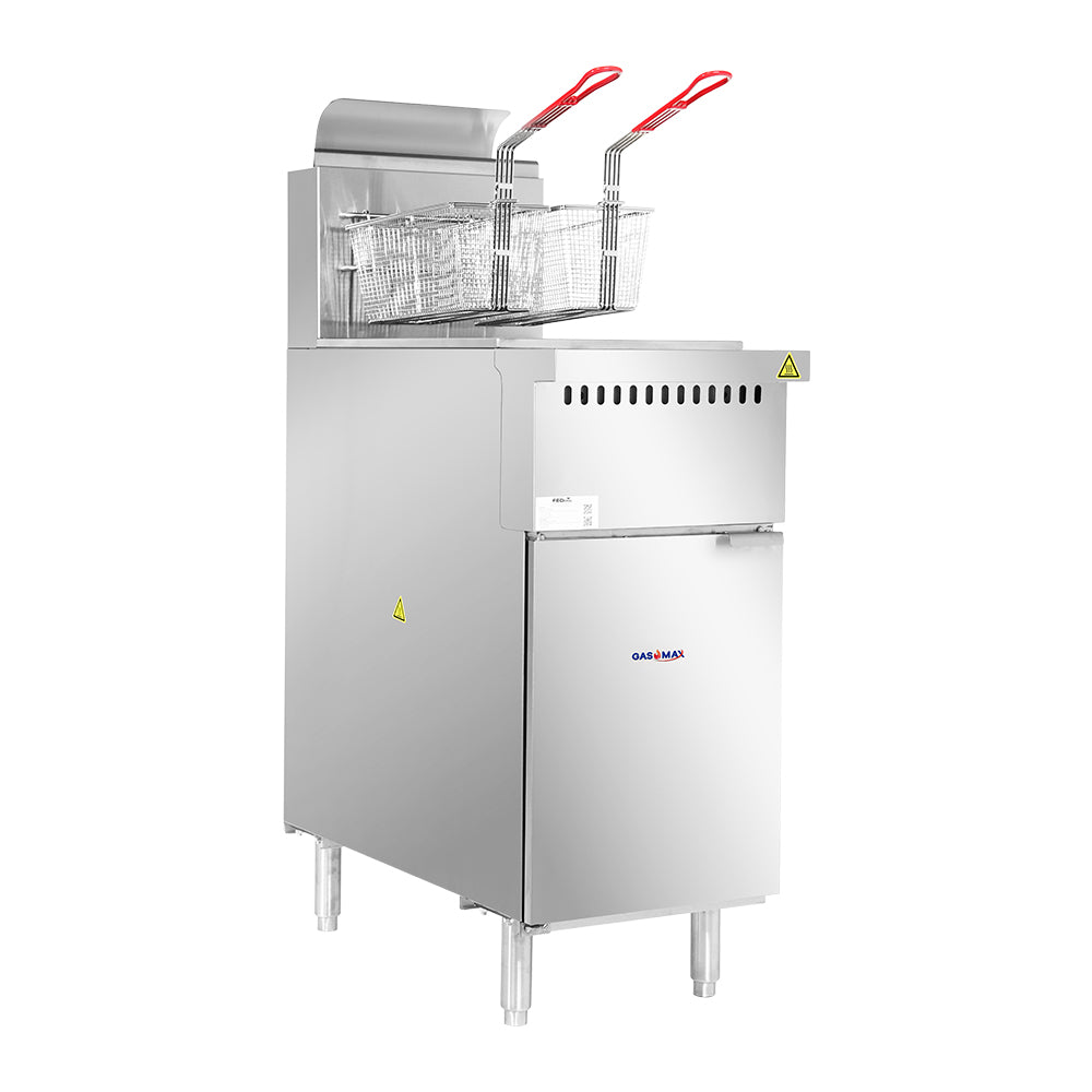 Gasmax V Pan Natural Gas Deep Fryer - VP122