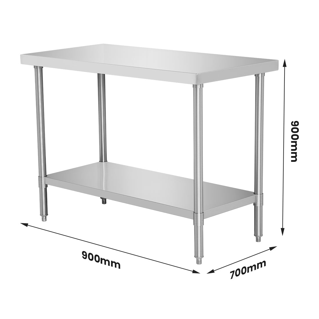 WB7-0900/A Stainless Steel Workbench