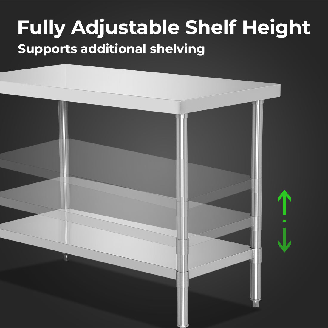 WB7-0900/A Stainless Steel Workbench