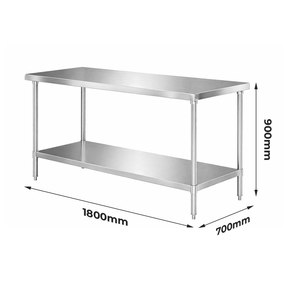 WB7-1800/A Stainless Steel Workbench