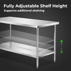 Premium Stainless Steel Workbench - WB7-1500/A