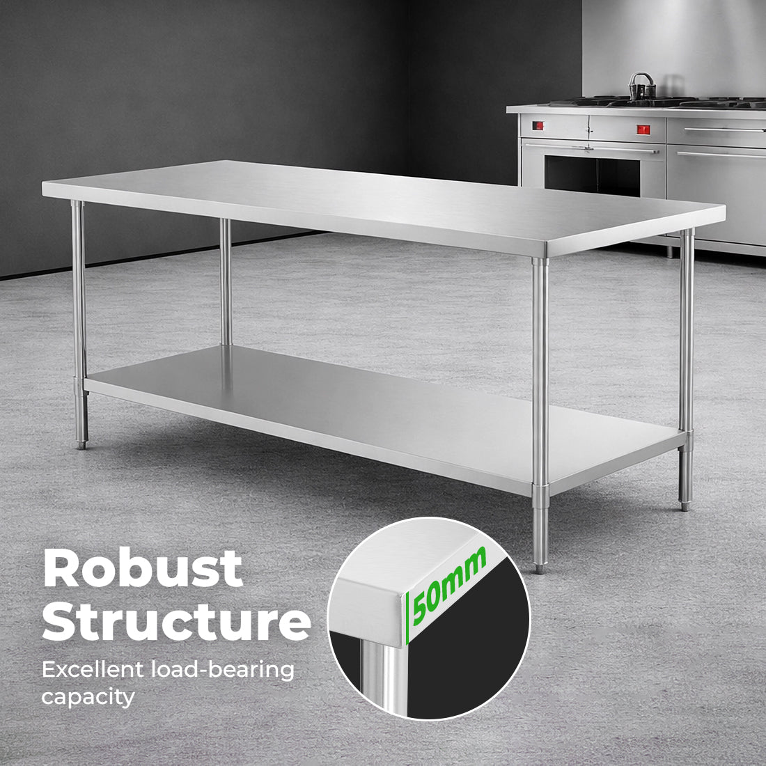 Premium Stainless Steel Workbench - WB7-1500/A