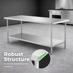 WB7-1800/A Stainless Steel Workbench