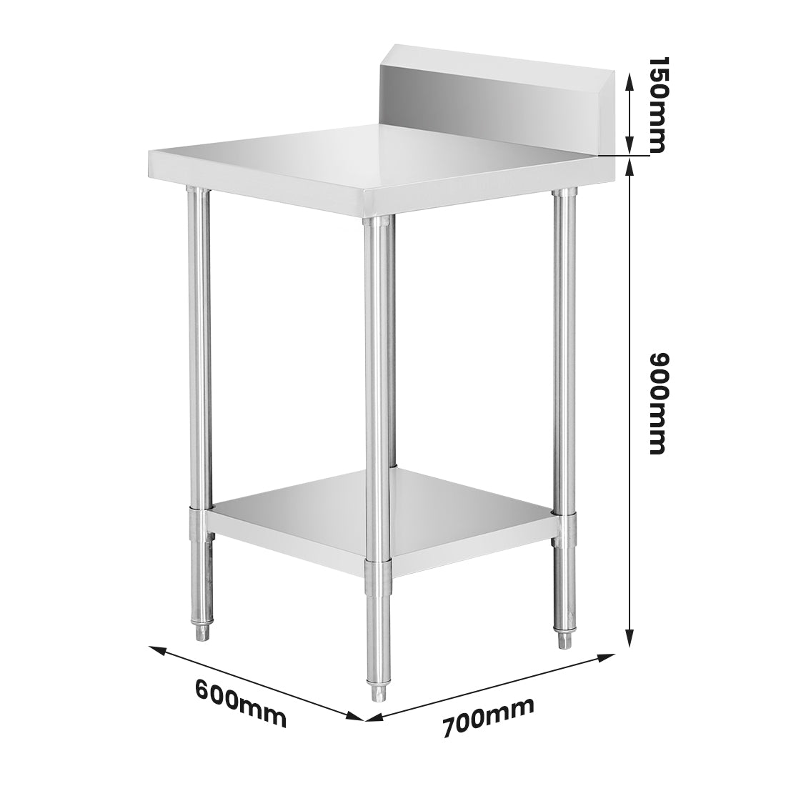 WBB7-0600/A Workbench with Splashback