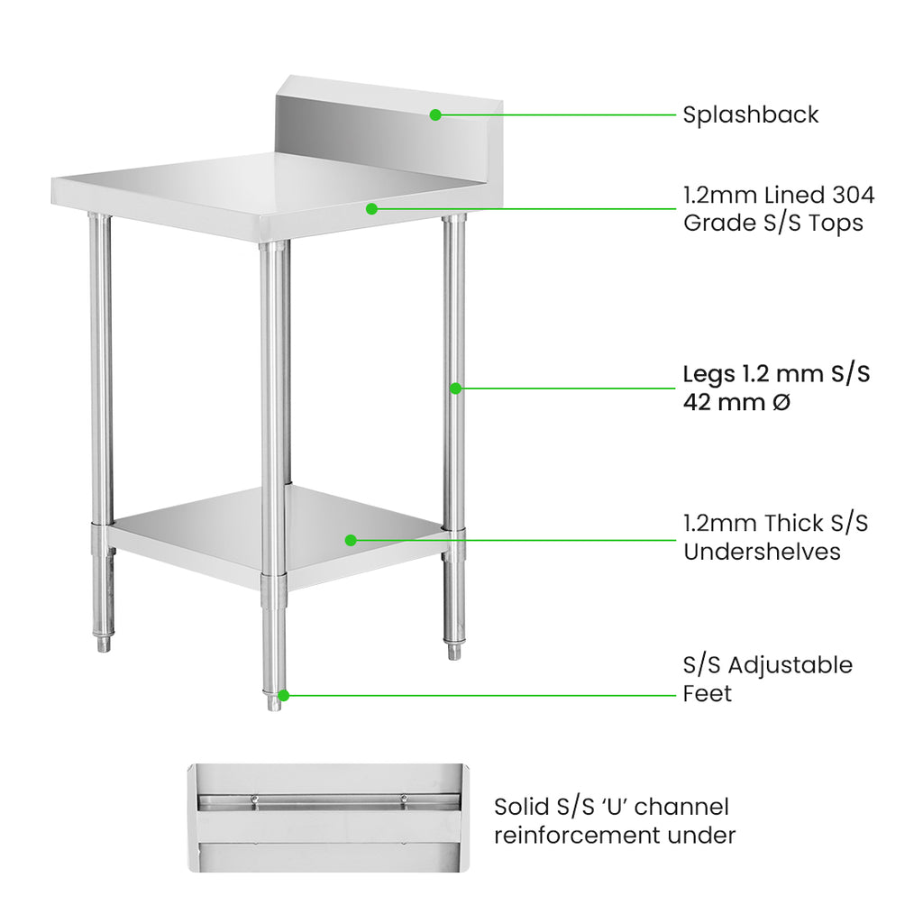 WBB6-0600/A Workbench with Splashback