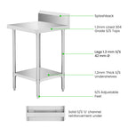 WBB6-0600/A Workbench with Splashback