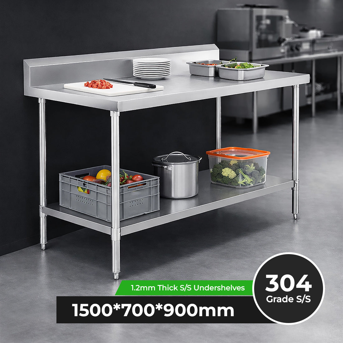 WBB7-1500/A Workbench with Splashback
