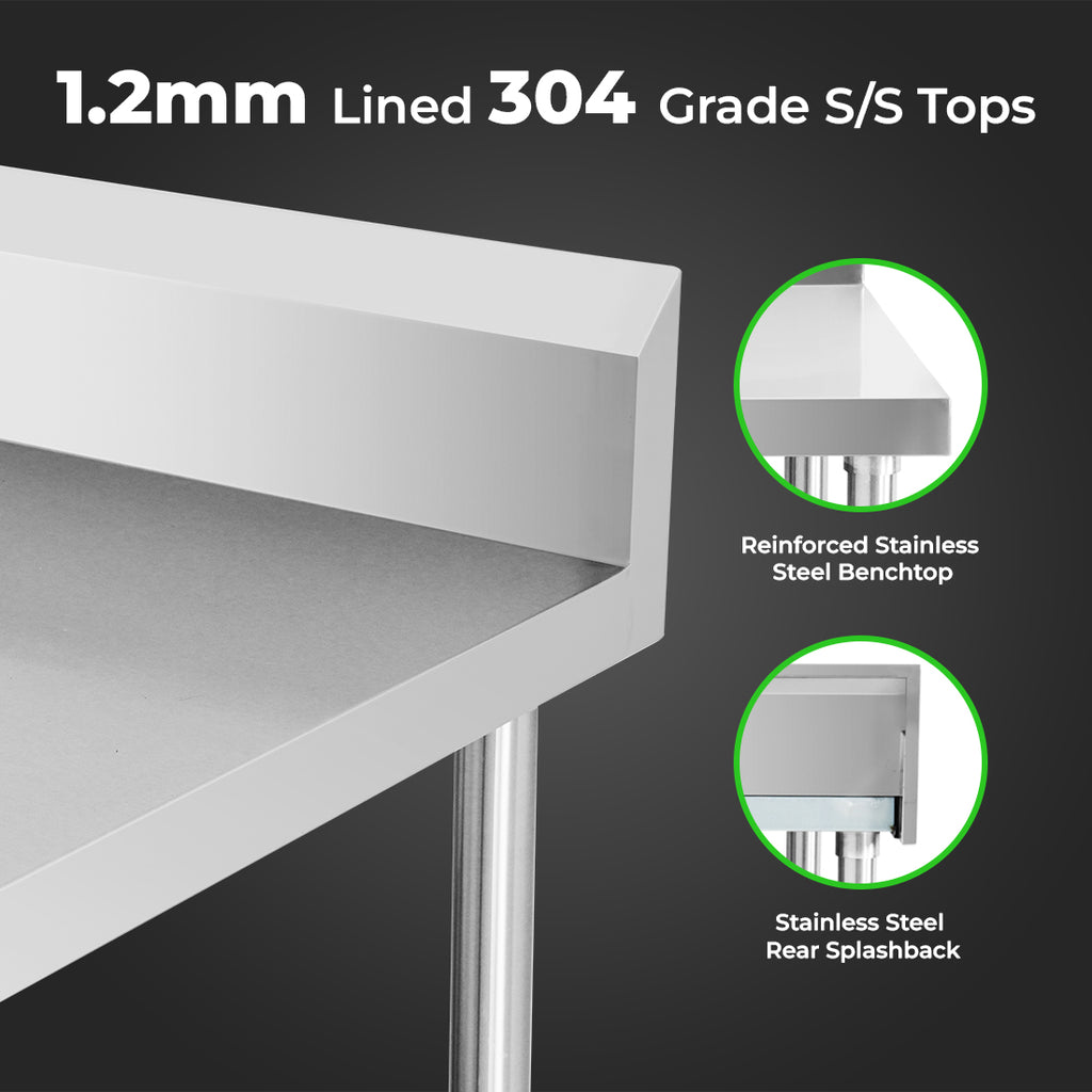 WBB6-2400/A Workbench with Splashback