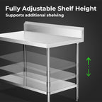 WBB7-1800/A Workbench with Splashback